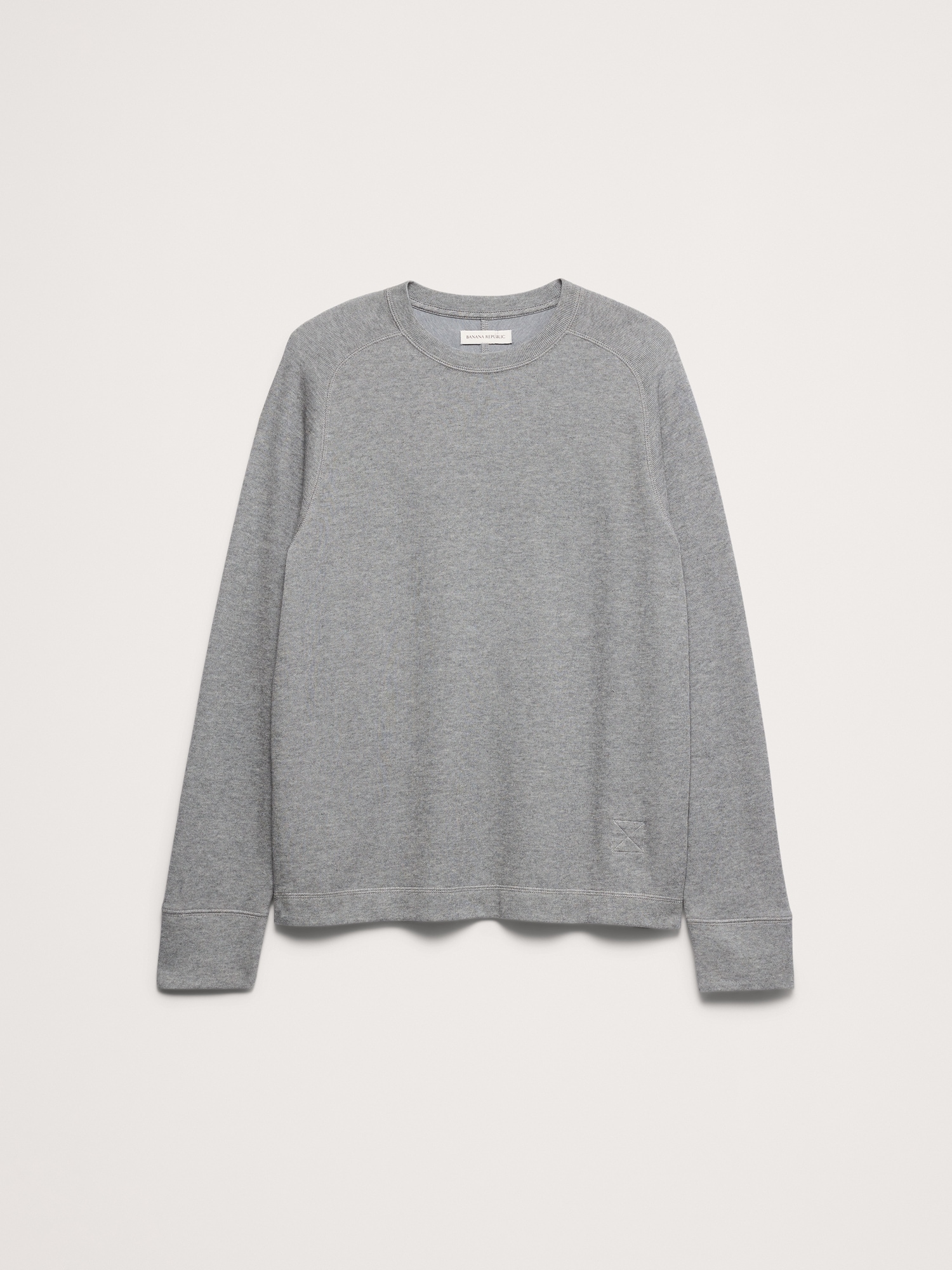 スラブ ダブルニット クルーネックTシャツ-3