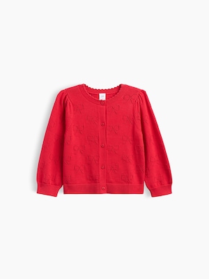 babyGap パフスリーブ ポインテール カーディガン