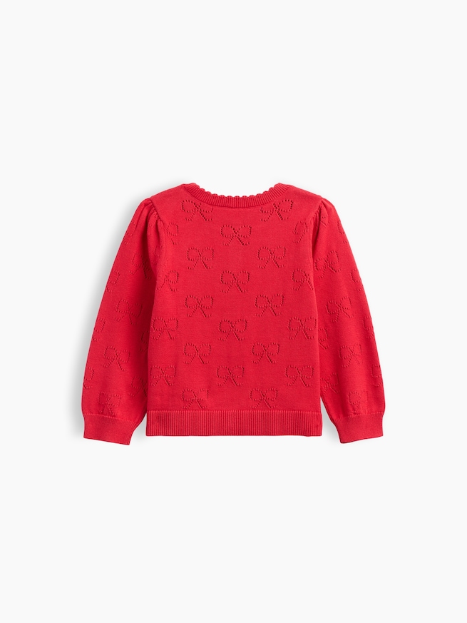 babyGap パフスリーブ ポインテール カーディガン-1