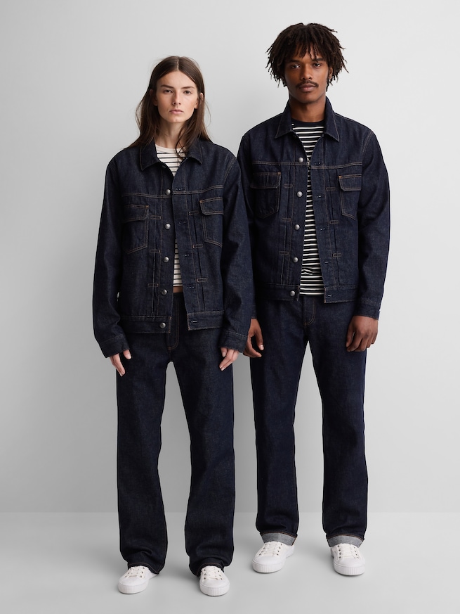 Gap &times; A.P.C. ジャパニーズ デニム リラックスフィット ストレートデニム-6