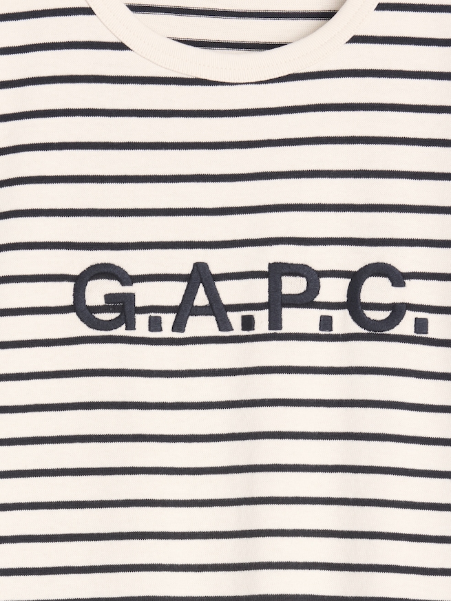 Gap &times; A.P.C. ロゴTシャツ-3