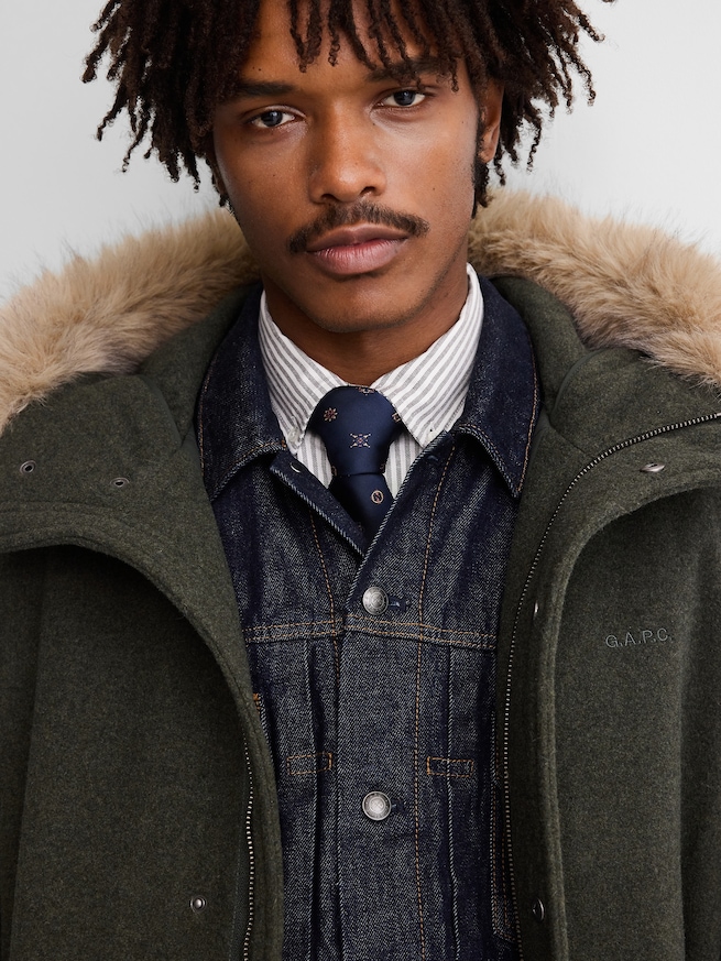 Gap &times; A.P.C. ウーブン ネクタイ-0