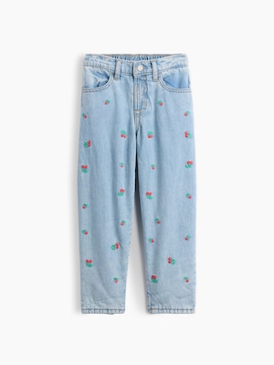 babyGap あったか裏地 刺しゅう ホースシューデニム