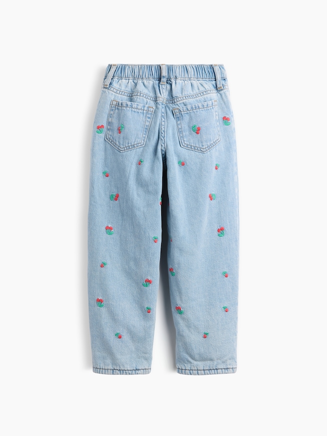 babyGap あったか裏地 刺しゅう ホースシューデニム-1