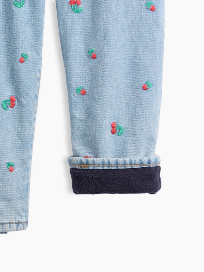 babyGap あったか裏地 刺しゅう ホースシューデニム-2