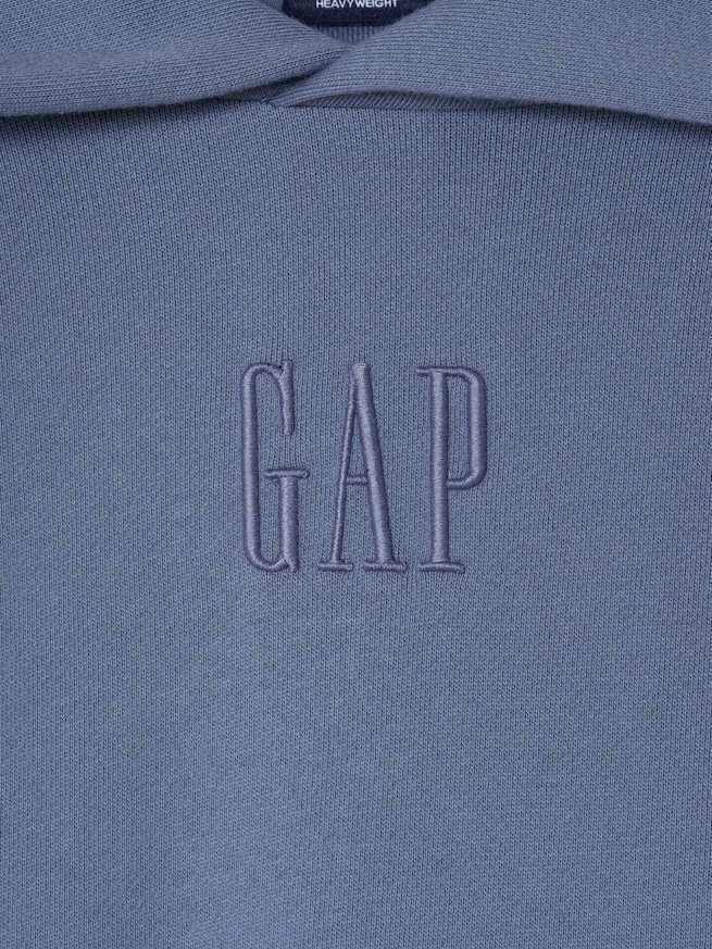 ヘビーウェイト オーバーサイズ GAPロゴパーカー-7