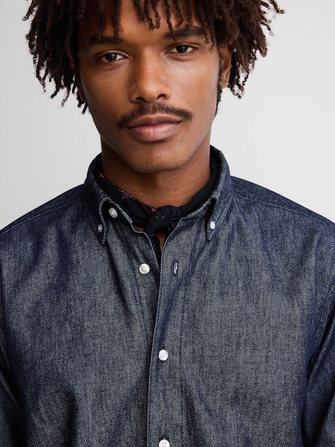 Gap &times; A.P.C. プリント スカーフ-1