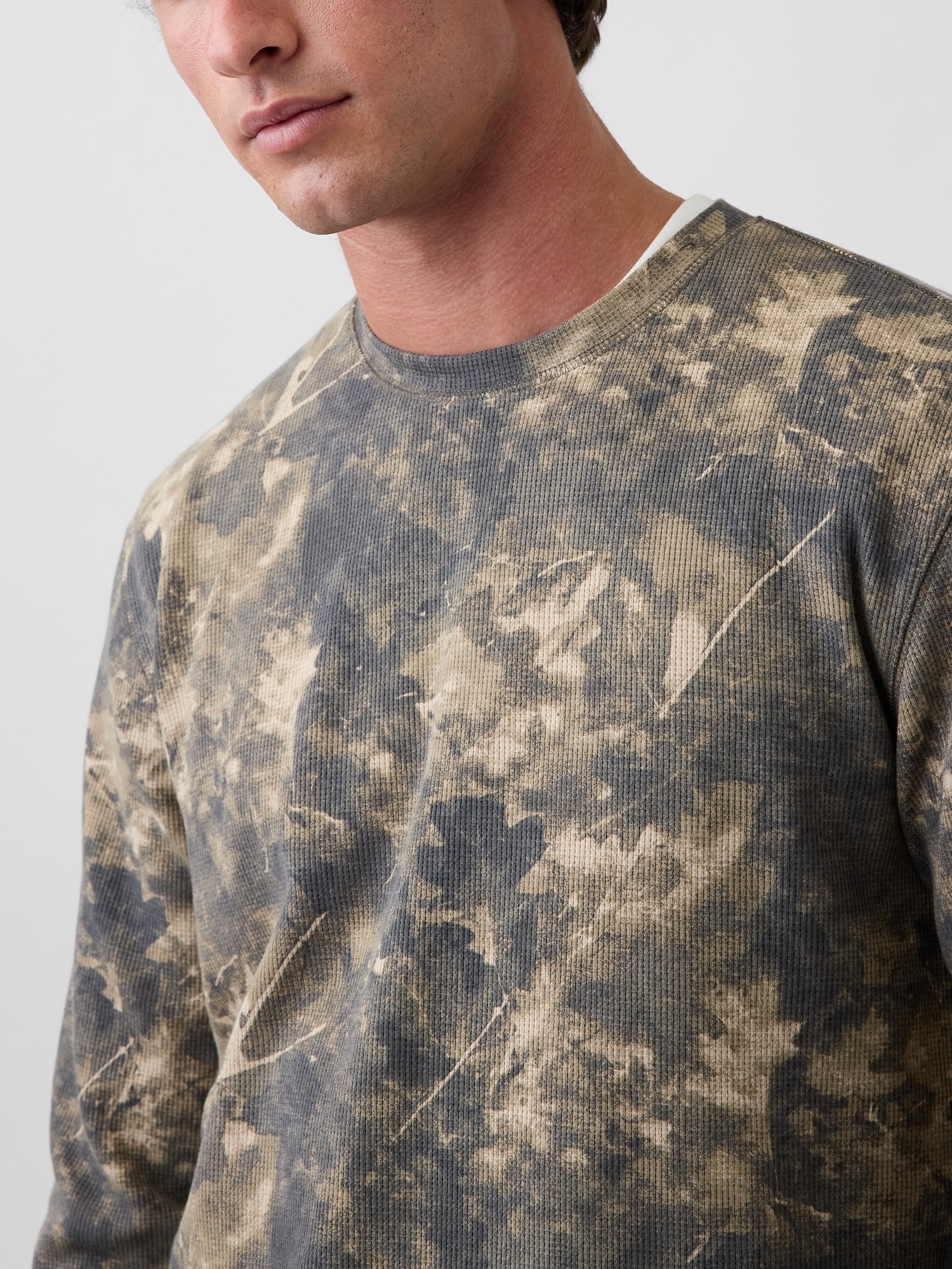 Gap公式オンラインストア | リラックスフィット ワッフルTシャツ