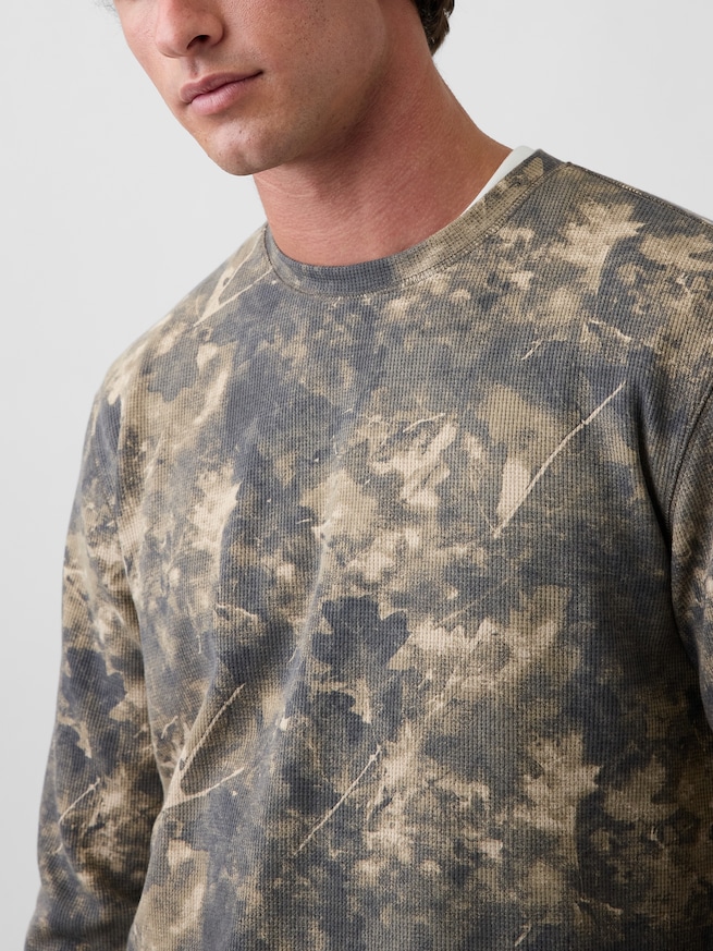 リラックスフィット ワッフルTシャツ-3