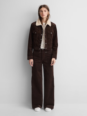 Gap &times; A.P.C. ハイライズ コーデュロイ ストライドパンツ