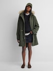 Gap &times; A.P.C. フード付き オーバーサイズ ウールブレンドアウター-4