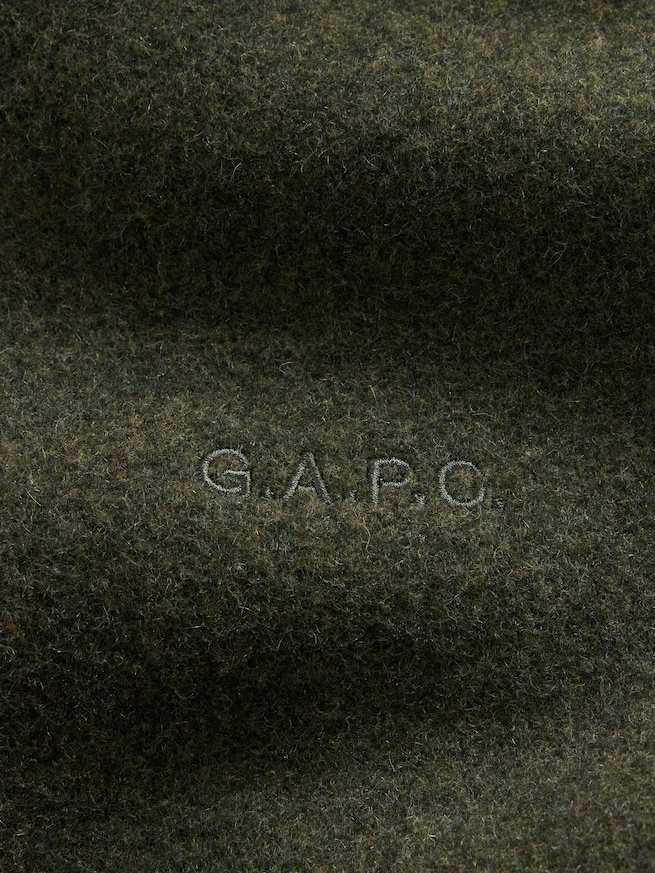 Gap &times; A.P.C. フード付き オーバーサイズ ウールブレンドアウター-6