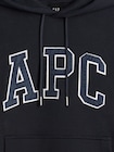 Gap &times; A.P.C. エクストラヘビーウェイト ロゴパーカー-5