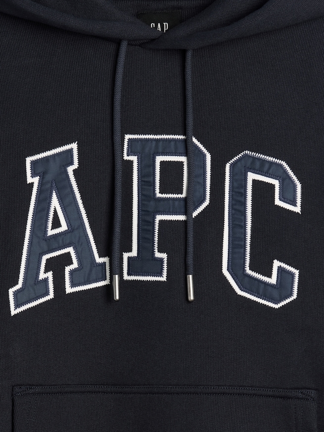 Gap &times; A.P.C. エクストラヘビーウェイト ロゴパーカー-5