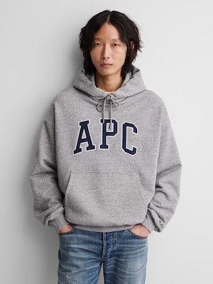 Gap &times; A.P.C. エクストラヘビーウェイト ロゴパーカー