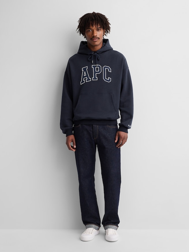 Gap &times; A.P.C. エクストラヘビーウェイト ロゴパーカー-2