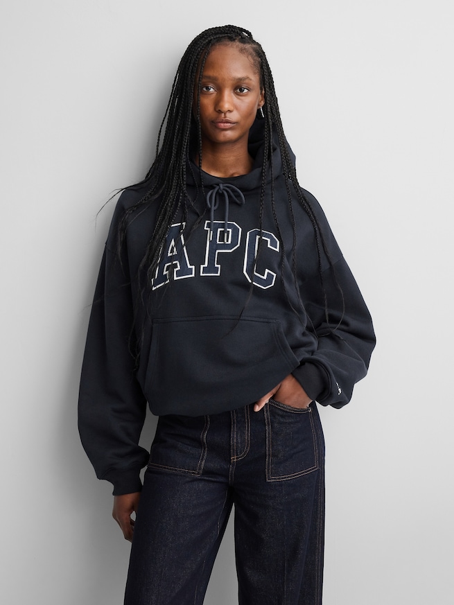 Gap &times; A.P.C. エクストラヘビーウェイト ロゴパーカー-4