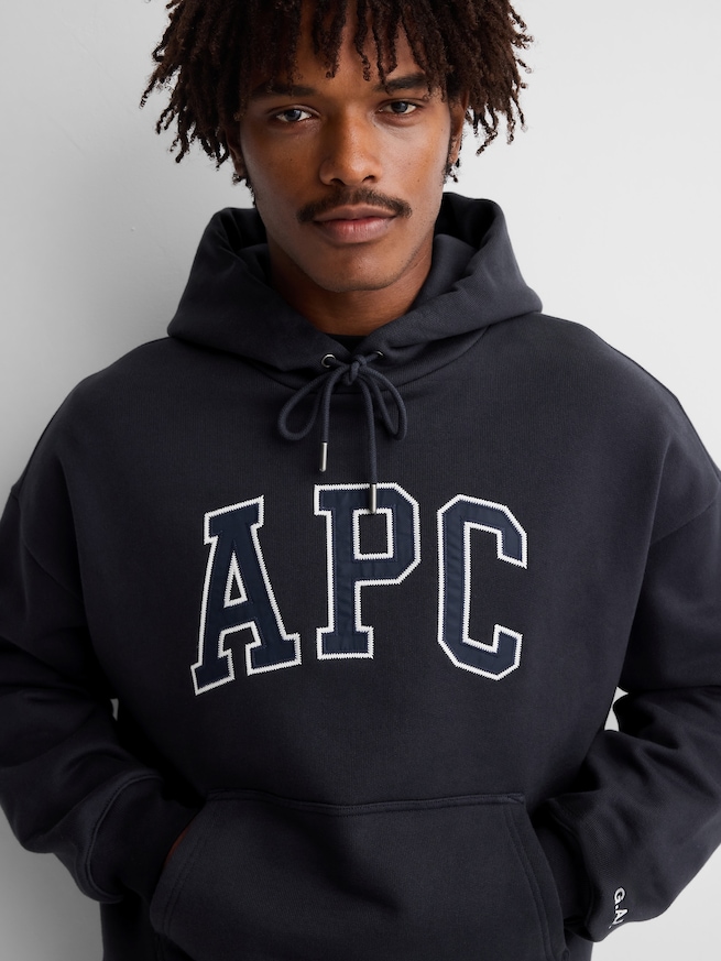 Gap &times; A.P.C. エクストラヘビーウェイト ロゴパーカー-7