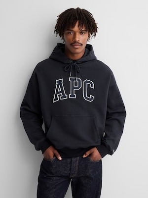 Gap &times; A.P.C. エクストラヘビーウェイト ロゴパーカー