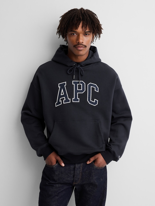Gap &times; A.P.C. エクストラヘビーウェイト ロゴパーカー-0
