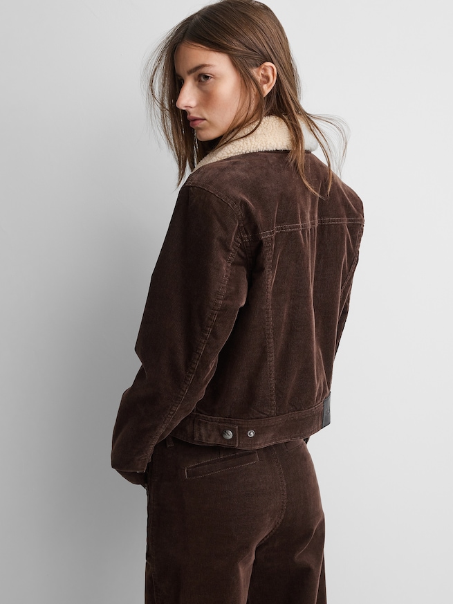 Gap &times; A.P.C. アイコン コーデュロイ クロップドジャケット-3