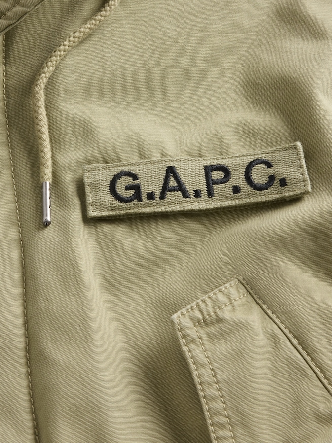Gap &times; A.P.C. オーバーサイズ 裏ボア ユーティリティアウター-5