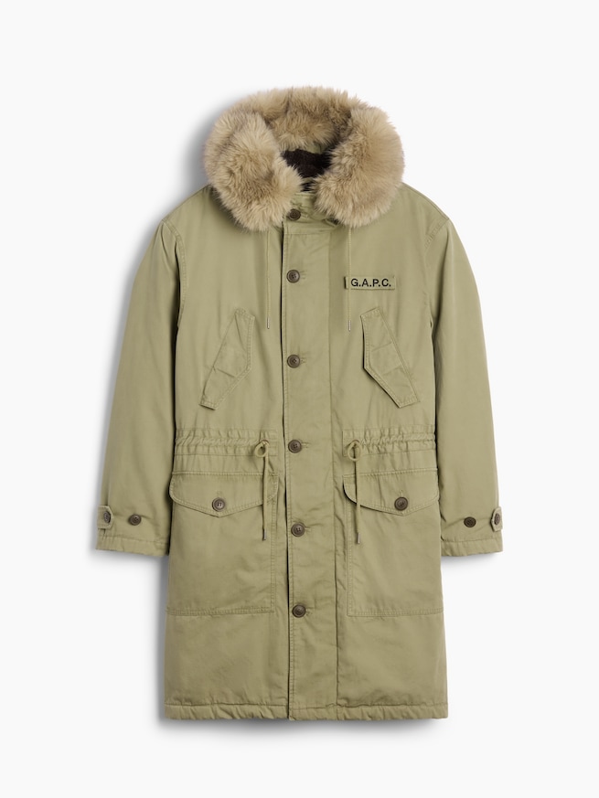 Gap &times; A.P.C. オーバーサイズ 裏ボア ユーティリティアウター-9