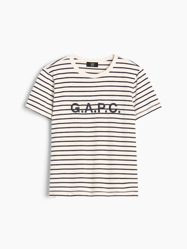 Gap &times; A.P.C. ロゴTシャツ-5