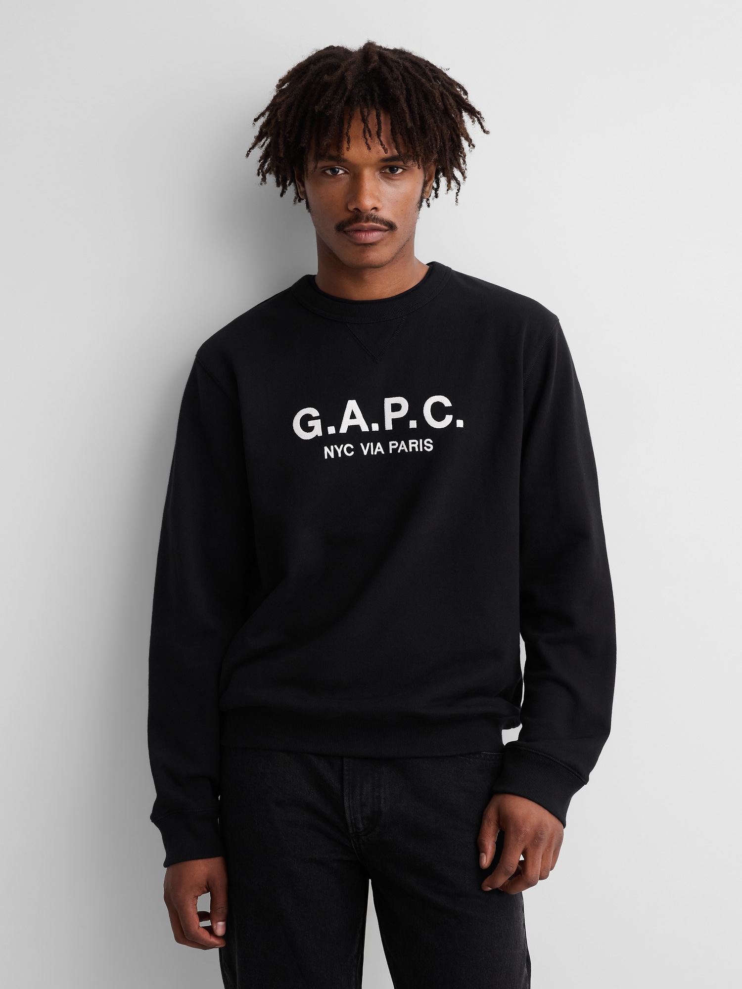 Gap × A.P.C. ヘビーウェイト ロゴ スウェットシャツ