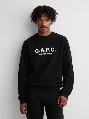 Gap &times; A.P.C. ヘビーウェイト ロゴ スウェットシャツ