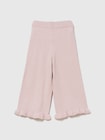 CashSoft カシミヤタッチ ラッフルフリル ワイドパンツ-1