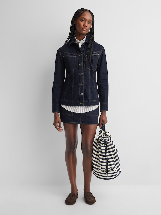 Gap &times; A.P.C. ストラクチャー デニムジャケット-2