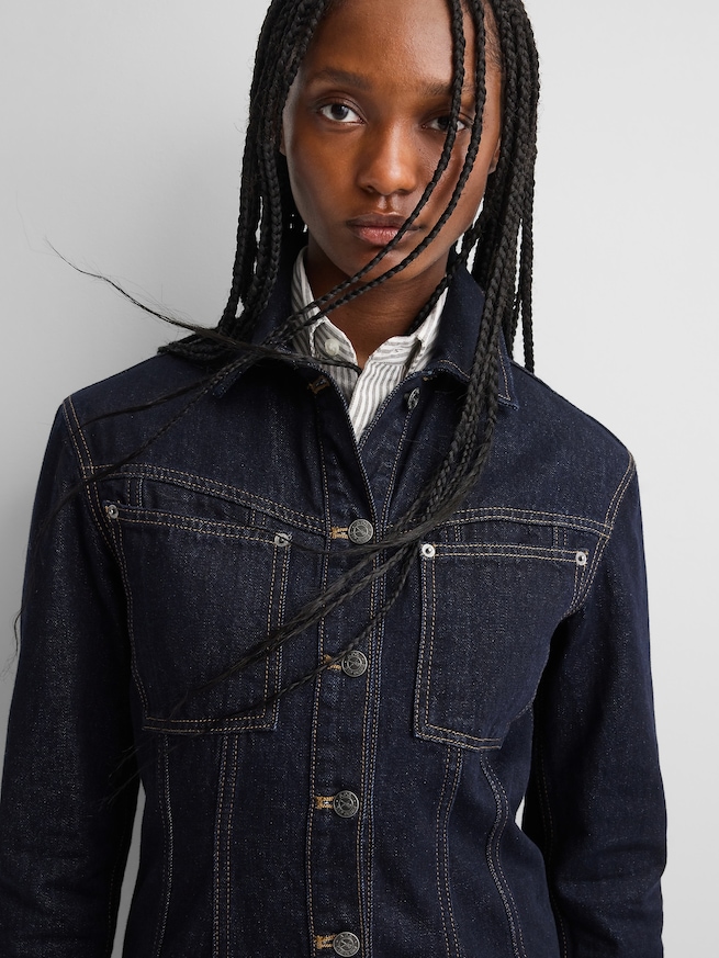 Gap &times; A.P.C. ストラクチャー デニムジャケット-4