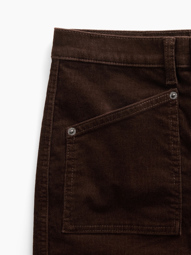 Gap &times; A.P.C. ハイライズ コーデュロイ ストライドパンツ-6