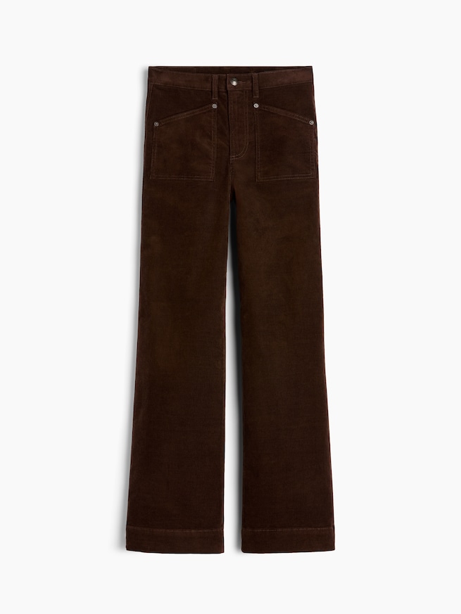 Gap &times; A.P.C. ハイライズ コーデュロイ ストライドパンツ-10