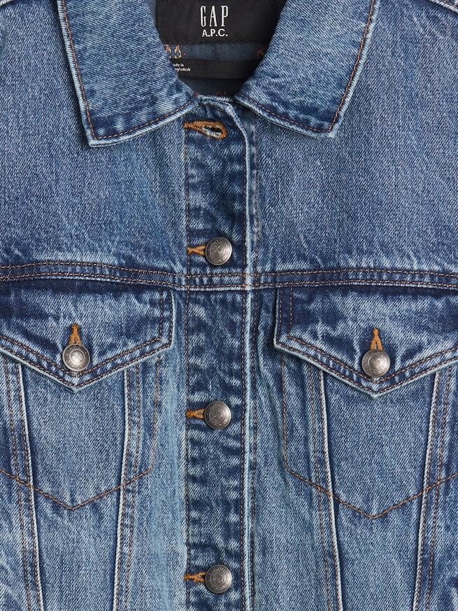 Gap &times; A.P.C. 裏地付き アイコンデニムジャケット-5