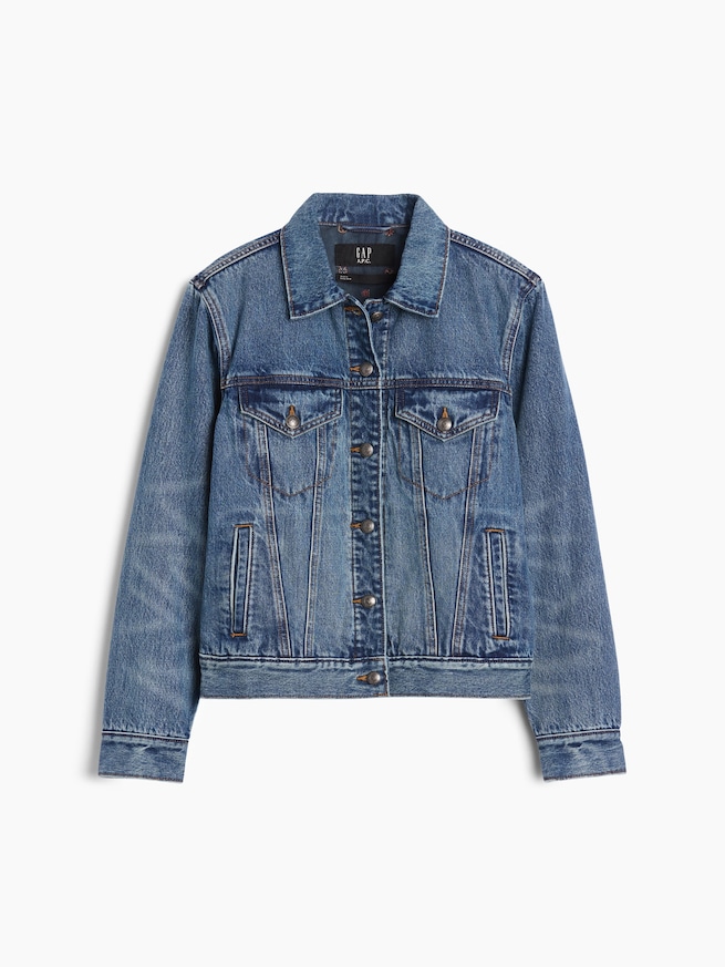 Gap &times; A.P.C. 裏地付き アイコンデニムジャケット-8