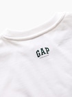 Gap x Victoria Beckham オーガニックコットン ロゴ クロップドTシャツ-3