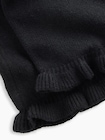 CashSoft カシミヤタッチ ラッフルフリル ワイドパンツ-3