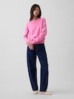 CashSoft カシミヤタッチ クルーネックセーター-2