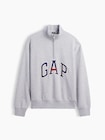 ヘビーウェイト オーバーサイズ GAPロゴ ハーフジップ プルオーバー-4