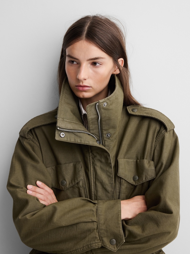 Gap &times; A.P.C. オーバーサイズ ユーティリティジャケット-2