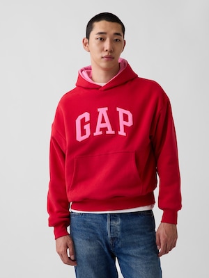 ヴィンテージソフト リバーシブル オーバーサイズ GAPロゴパーカー