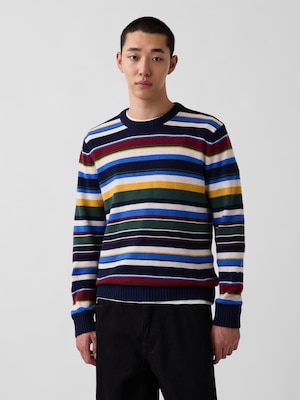 CashSoft カシミヤタッチ クルーネックセーター