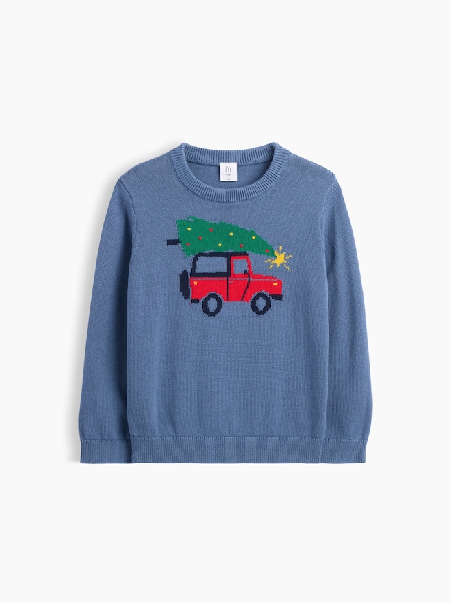 babyGap インターシャセーター-0
