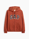 リラックスフィット GAPロゴ ジップアップパーカー-3