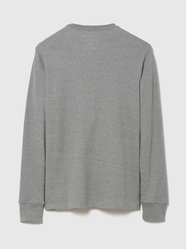 ワッフル クルーネックTシャツ-1