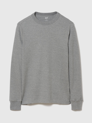ワッフル クルーネックTシャツ