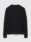 ワッフル クルーネックTシャツ-1