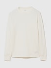 ワッフル クルーネックTシャツ-0
